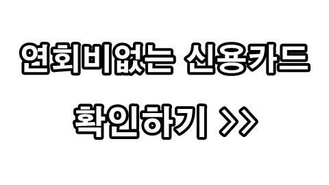 연회비없는 신용카드