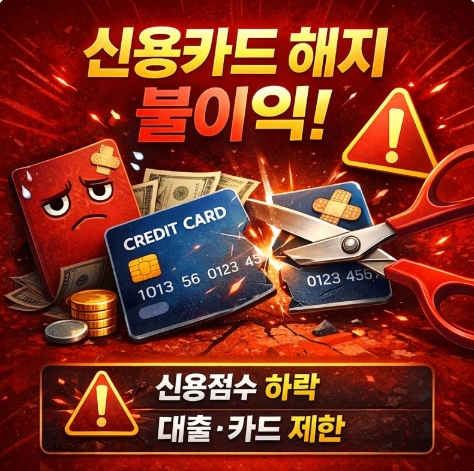 신용카드 해지 불이익